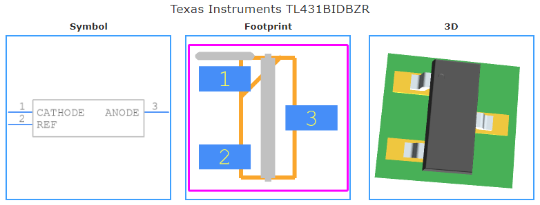 TL431BIDBZR引脚图