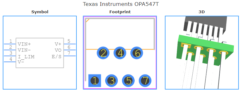 OPA547T引脚图