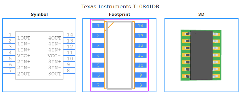 TL084IDR引脚图