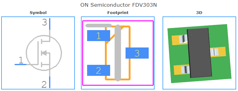 FDV303N引脚图