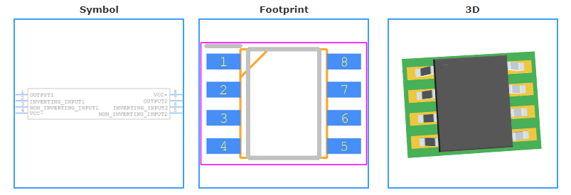 TSM103WAIDT引脚图和PCB焊盘图