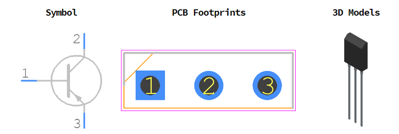 TIP147引脚图和PCB焊盘图