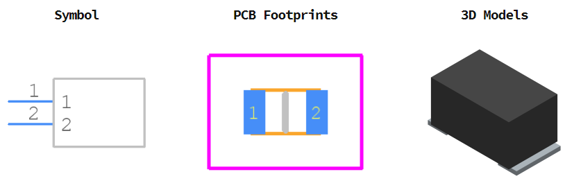 BLM21PG600SN1D引脚图和PCB焊盘图