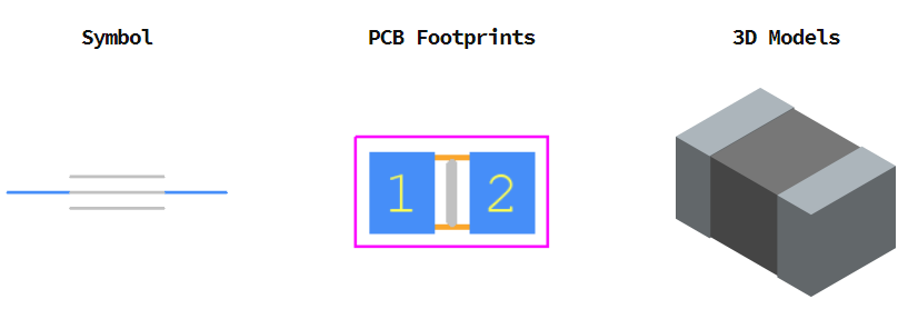 BLM21PG300SN1D引脚图和PCB焊盘图