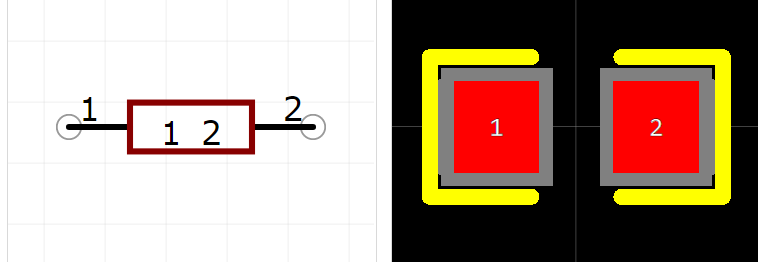 RC0603JR-0710KL引脚图和PCB焊盘图