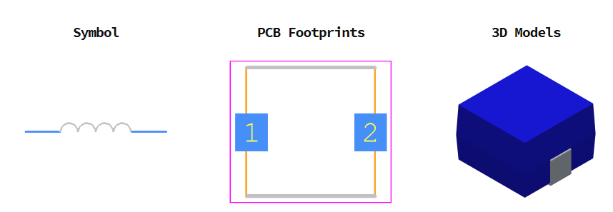 SLF7045T-100M1R3-PF引脚图和PCB焊盘图