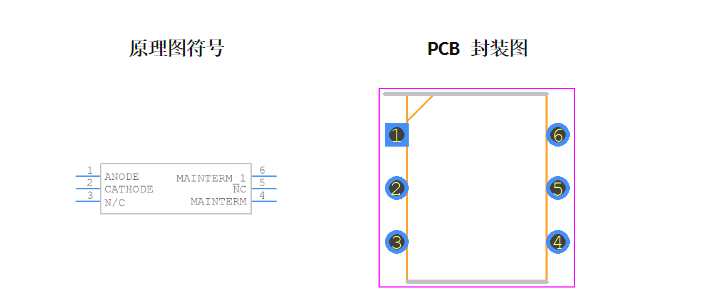 MOC3051M引脚图