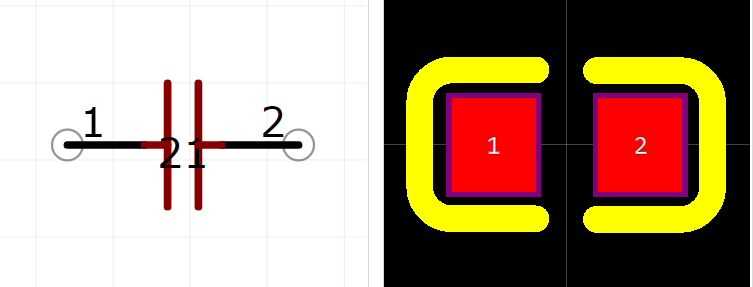 CC0603JRNPO9BN560引脚图和PCB焊盘图