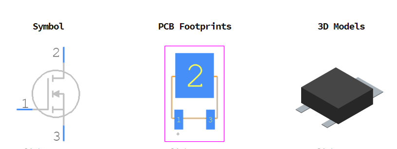FDD8447L引脚图和PCB焊盘图
