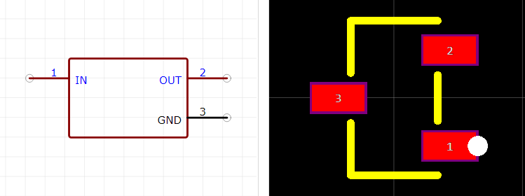 REF3020AIDBZR引脚图和PCB焊盘图