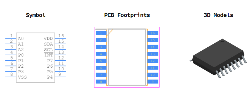 PCF8574T/3,518引脚图