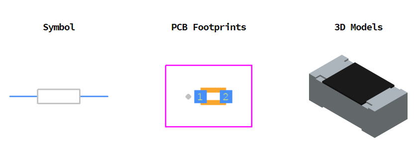ERJ-2RKF1001X引脚图和PCB焊盘图