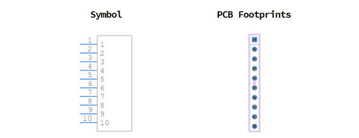 4610X-101-103LF引脚图和PCB焊盘图