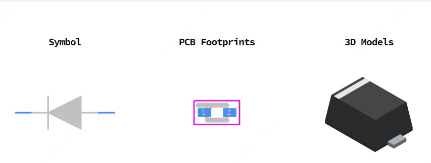 ESD9R3.3ST5G引脚图和PCB焊盘图