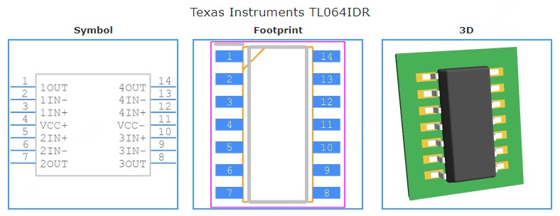 TL064IDR引脚图