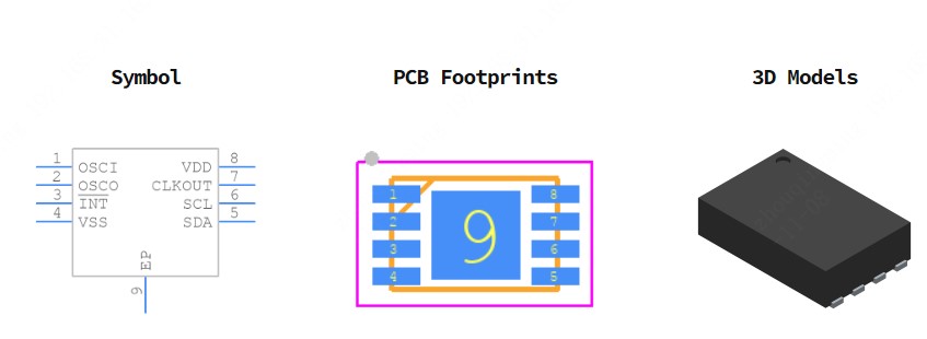 PCF85063TP/1Z引脚图