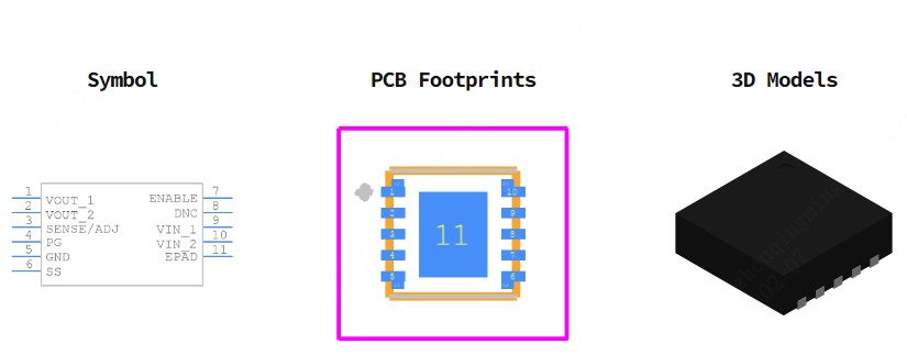 ISL80103IRAJZ-TK引脚图和PCB焊盘图