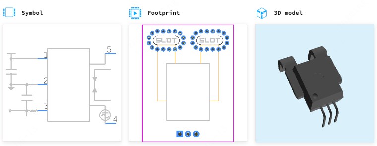 ACS758LCB-050B-PFF-T引脚图和PCB焊盘图