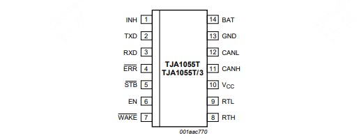 TJA1055T/1J引脚图
