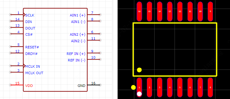 AD7705BRZ-REEL7引脚图