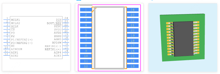 AD7192BRUZ-REEL引脚图