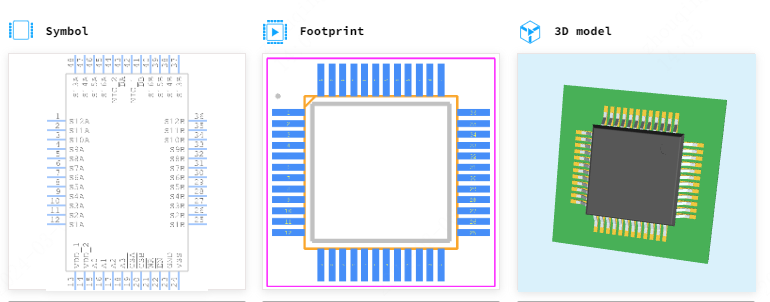 ADG726BSUZ-REEL引脚图和PCB焊盘图