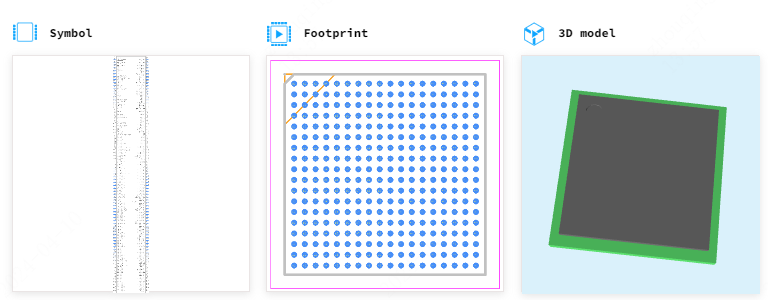 AM3358BZCZ100引脚图和PCB焊盘图