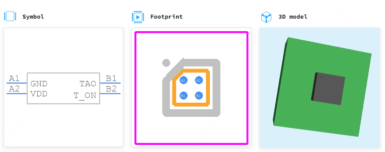 LMT70YFQR引脚图和PCB焊盘图