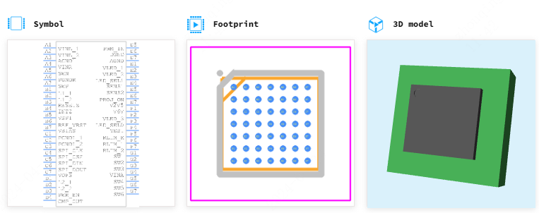 DLPA1000YFFT引脚图和PCB焊盘图