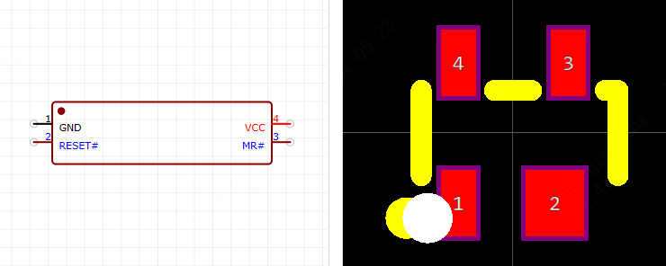 ADM6713SAKSZ-REEL7引脚图和PCB焊盘图