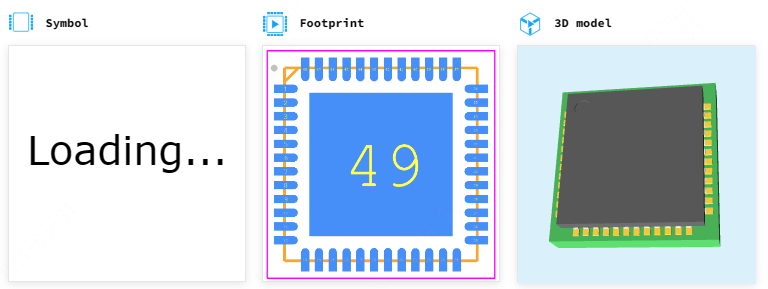 AD5941BCPZ-RL7引脚图和PCB焊盘图