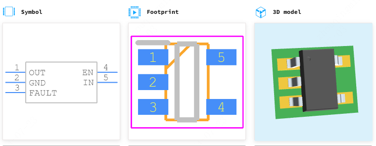 STMPS2161STR引脚图和PCB焊盘图