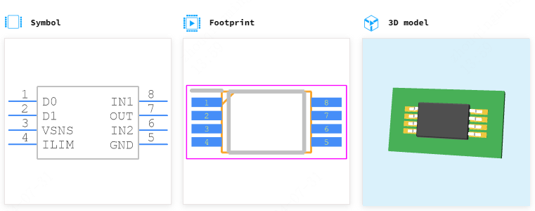 TPS2110APWR引脚图和PCB焊盘图