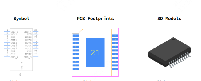 L9825TR引脚图和PCB焊盘图