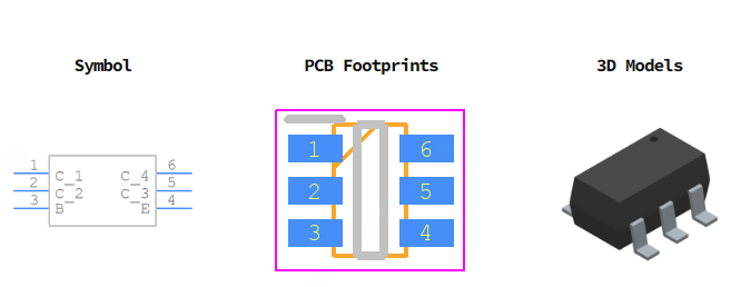 STT818B引脚图和PCB焊盘图