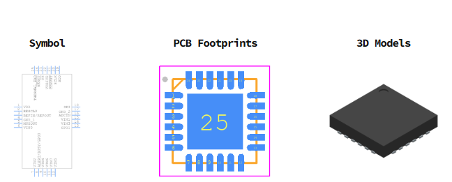 AD7091R-8BCPZ引脚图和PCB焊盘图