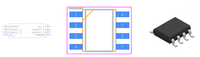 MC79L05ACDR引脚图和PCB焊盘图
