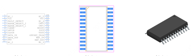 AD420ARZ-32引脚图和PCB焊盘图