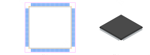 STM32F446ZCT6引脚图和PCB焊盘图