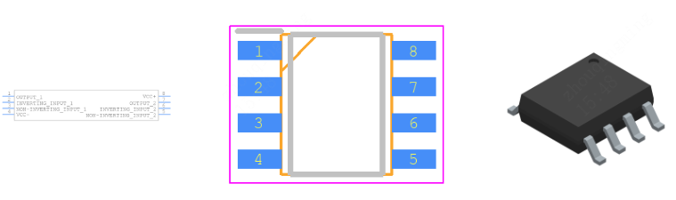 TS3704IDT引脚图和PCB焊盘图